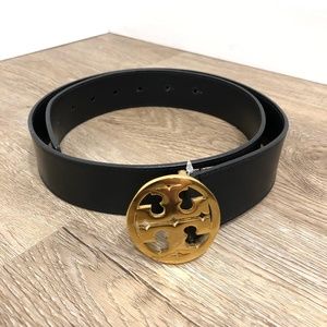 Tory Burch 1 1/2 Classic LOGO Belt